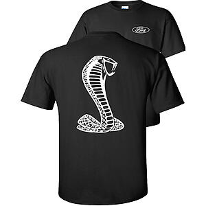 Ford Cobra T-Shirt Shelby White Snake