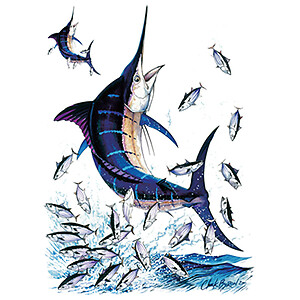 Blue Marlin Fishing T-Shirt