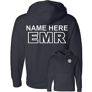Custom EMR Hoodie Sweatshirt Emergency Medical Responders