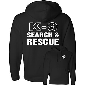 K-9 Search & Rescue Team Hoodie Sweatshirt K9 SAR