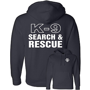 K-9 Search & Rescue Team Hoodie Sweatshirt K9 SAR