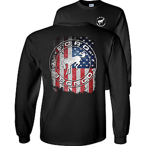 Ford Bronco American Flag T-Shirt