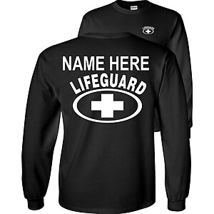 Custom Lifeguard T-Shirt Personalize Lifeguarding Costume Uniform F&B