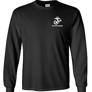 Marines USMC Chest Print T-Shirt