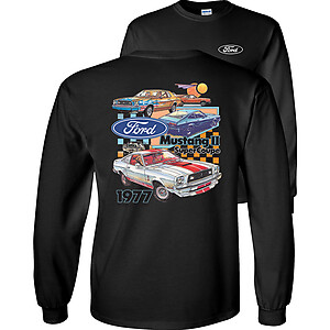Ford Mustang T-Shirt Mustang ll Super Coupe 1977 Cobra