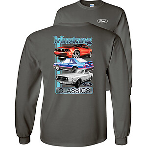 Ford Mustang T-Shirt Mustang Classics 1967 Fast Back Fox Body Shelby GT
