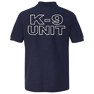 K-9 Unit Police Navy Polo Men's K9 Handler Uniform Law Enforcement Duty Trainer V1