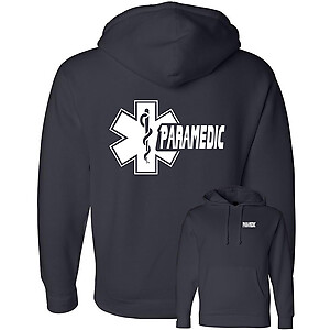Custom Paramedic Hoodie Sweatshirt Star of Life Independent Personalized