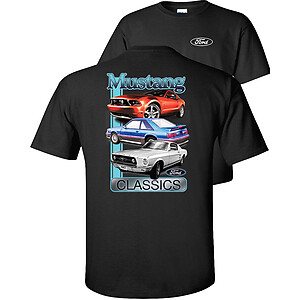 Ford Mustang T-Shirt Mustang Classics 1967 Fast Back Fox Body Shelby GT