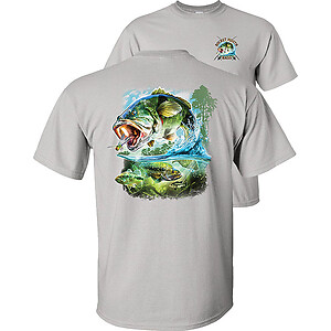 Bucket Mouth Bass T-Shirt Largemouth Bass