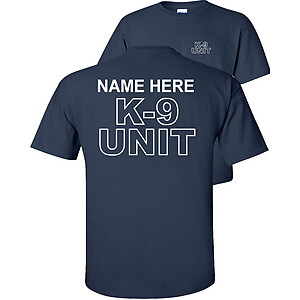 Custom Police K-9 Unit T-Shirt