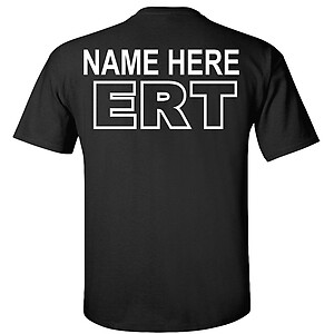 Custom Emergency Response Team T-Shirt ERT incident response teams