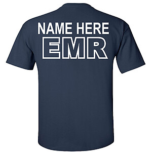 Custom EMR T-Shirt Emergency Medical Responders