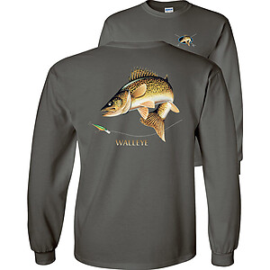 Walleye Profile Fishing T-Shirt