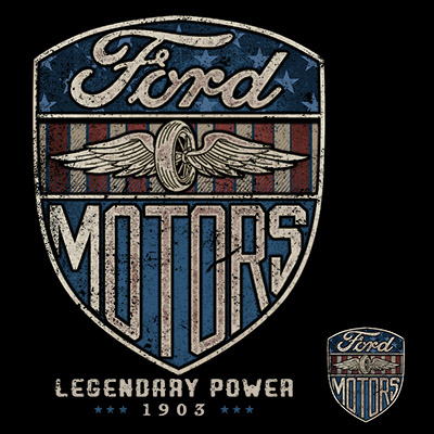 Vintage Ford Motors Legendary Power 1903 Adult Youth Unisex