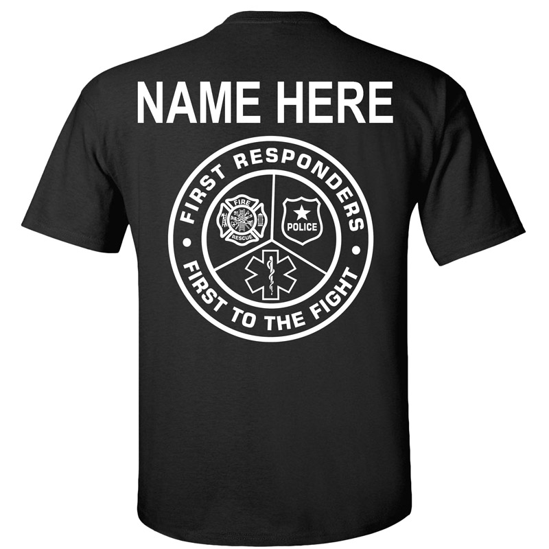 Fair Game . Custom First Responders T-Shirt Fire Rescue Police EMS