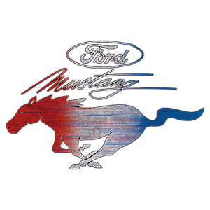 Red White Blue Ford Mustang T-Shirt F&B