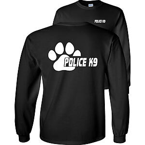 Fair Game Paw Police K9 T-Shirt K-9 Officer Law Enforcement