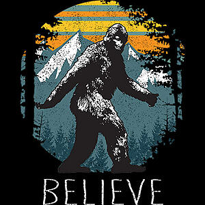 Believe Bigfoot Sasquatch T-Shirt