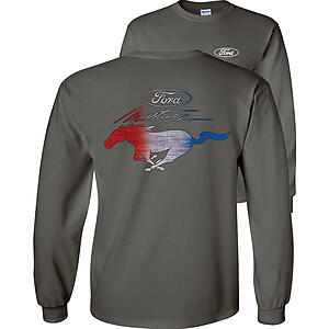 Red White Blue Ford Mustang T-Shirt F&B