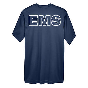 Emergency Medical Services EMS Men's Dry-Fit Moisture Wicking Performance Short Sleeve Shirt