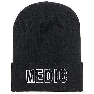 Fair Game Medic Watch Cap Chunky Beanie Skull Cap Knit Winter Hat Emergency Medical