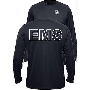 Emergency Medical Services EMS Men's Dry-Fit Moisture Wicking Performance Short Sleeve Shirt