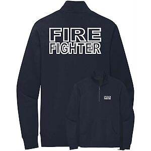 Fire Fighter Quarter Zip Sweatshirt