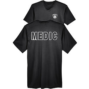 Medic Men's Dry-Fit Moisture Wicking Performance Short Sleeve Shirt