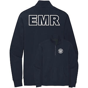 EMR Quarter Zip Sweatshirt Emergency Medical Responders