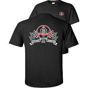 Shelby Checkered Racing Flags T-Shirt