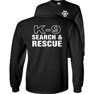 K-9 Search & Rescue T-Shirt K9 SAR 
