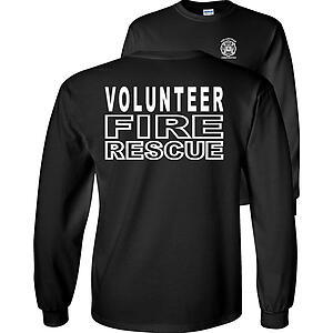 Volunteer Fire Rescue T-Shirt Volunteer Firefighter Department VFD