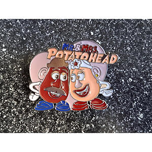 Mr & Mrs Potato Head Enamel Pin Lapel