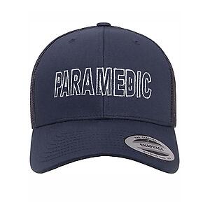 Paramedic Hat Emergency Medical Trucker Hats Caps