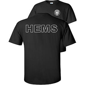 HEMS Helicopter Emergency Medical Services T-Shirt Air Ambulance EMS Flying Medevac