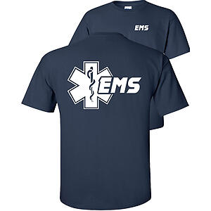 Star of Life EMS T-Shirt Emergency Medical Services