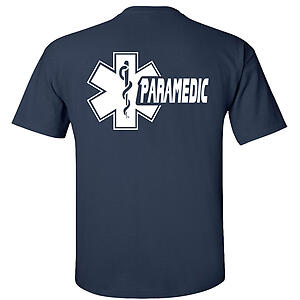 Fair Game Star of Life Paramedic T-Shirt Emergency Medical